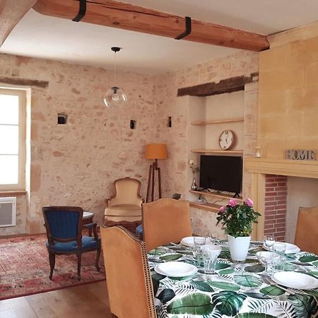 Monpazier Situation Ideale Lumineux Terrasse Luaran gambar